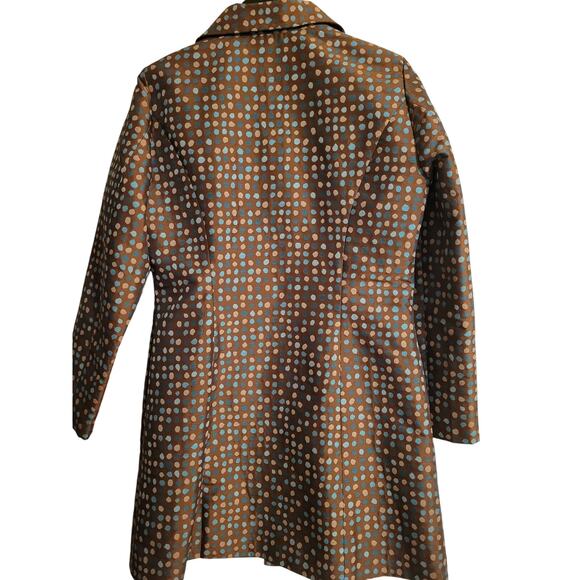 Bentley A | The Connector Coat – Satin Polka Dot Statement Trench - Medium - Picture 5 of 6